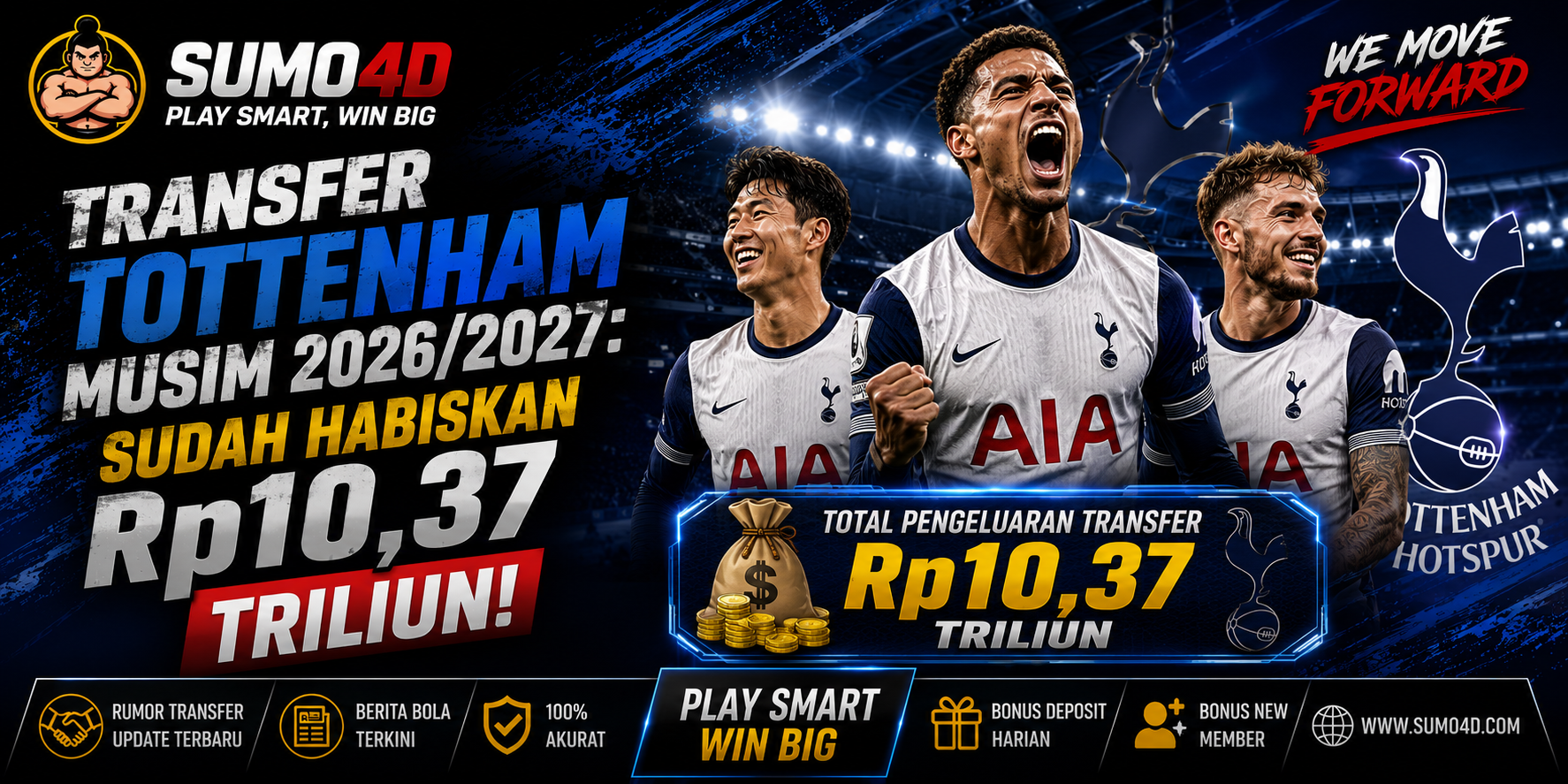 Transfer Tottenham Musim 2026/2027: Sudah Habiskan Rp10,37 Triliun!